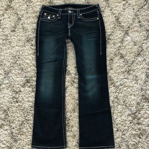 True Religion Jeans Size 28 w/ Rhinestone buttons